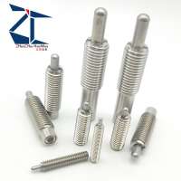 Stainless Steel Spring Plunger High Spring Tension Threaded Spring Ball Plunger Ball Plunger ZPJLSW6-5